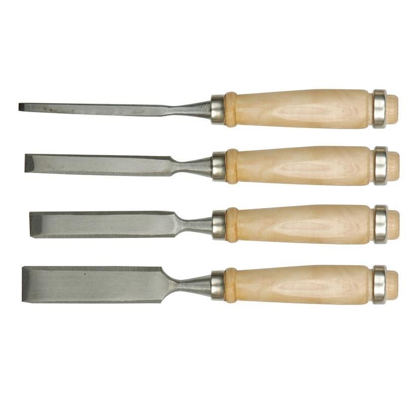 Dłuta stolarskie TOYA 25500 6, 12, 18, 24mm 280 mm drewno stal 4szt.