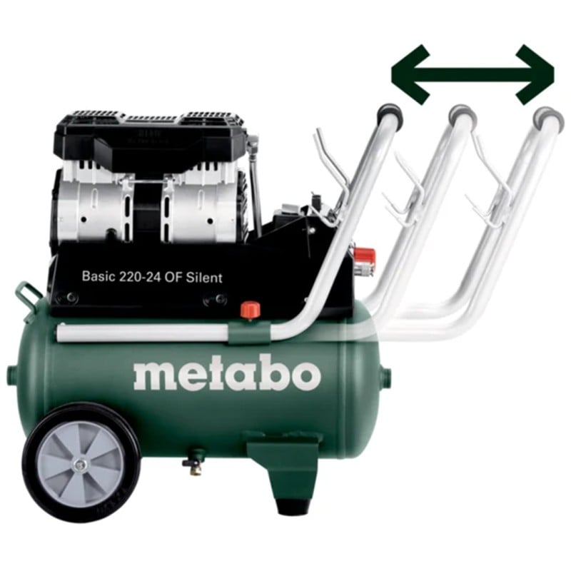 Kompresor Metabo Basic 220-24 OF Silent 601593000 8bar 1.1kW 24l 220l/min
