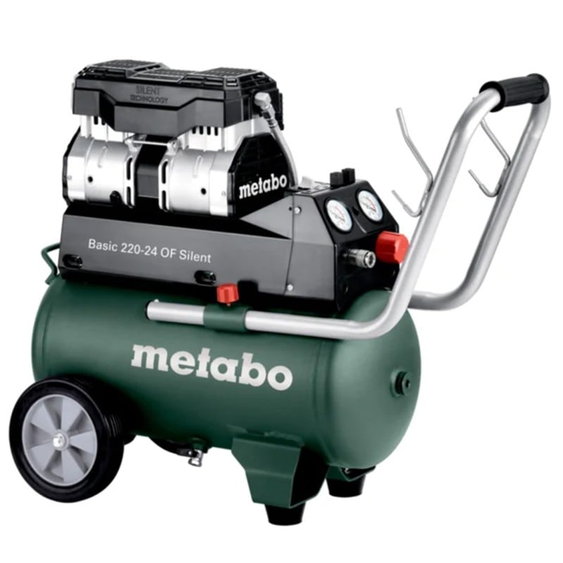 Kompresor Metabo Basic 220-24 OF Silent 601593000 8bar 1.1kW 24l 220l/min