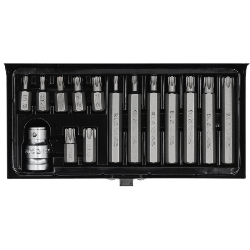 Zestaw końcówek Torx Yato YT-0411 T20 -T50 3/8" + Adapter 15szt