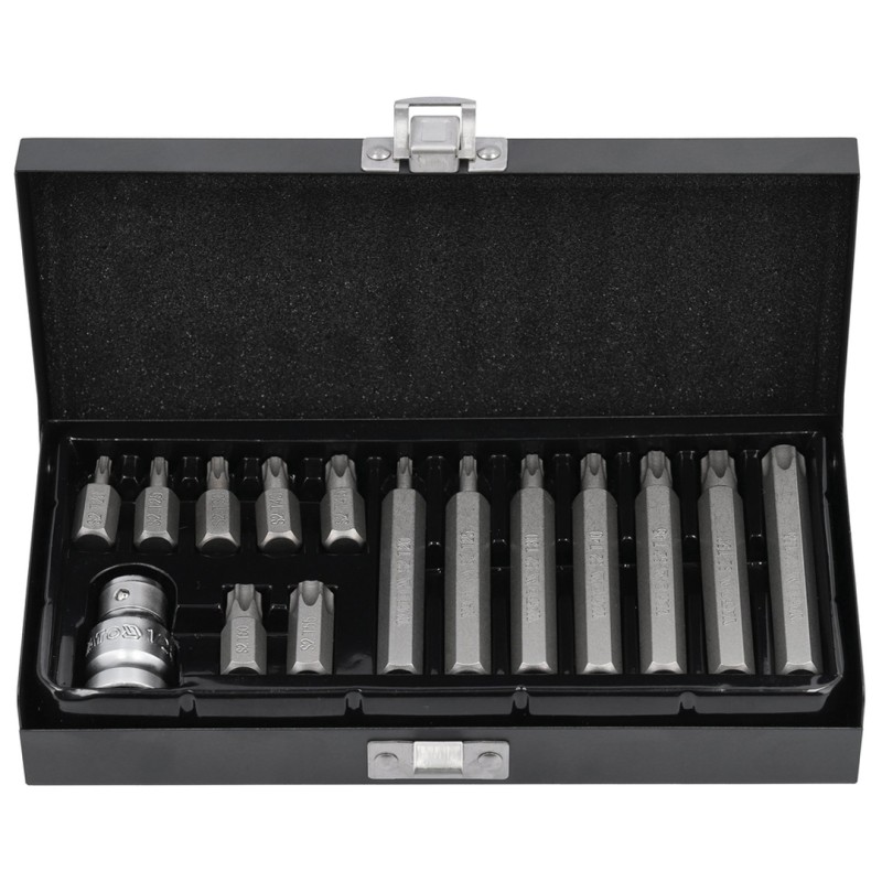 Zestaw końcówek Torx Yato YT-0411 T20 -T50 3/8" + Adapter 15szt