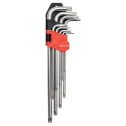 Klucze imbusowe Yato YT-0512 Torx TR T10–T50 CrV 6150 długie 9 szt.