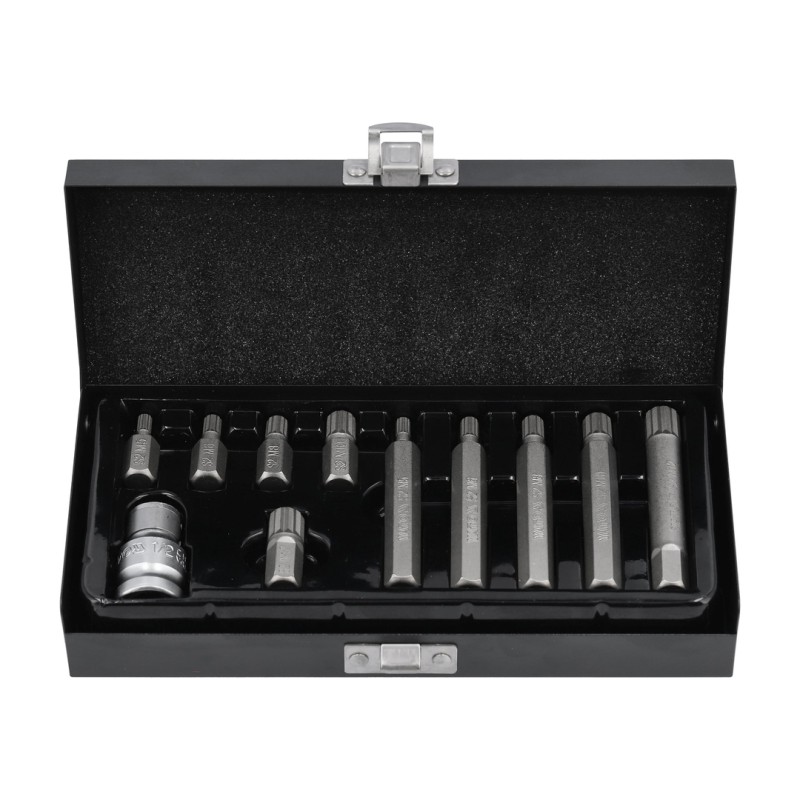 Zestaw końcówek Spline Yato YT-0415 3/8" i 1/2" 11szt.