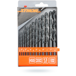 Zestaw wierteł do metalu Sthor 22180 HSS 2–8mm DIN 338 13szt.