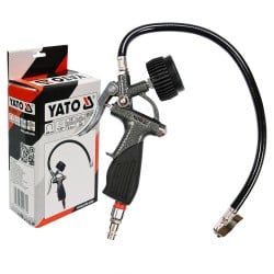 Pistolet do pompowania kół z manometrem YATO YT-23701 6bar