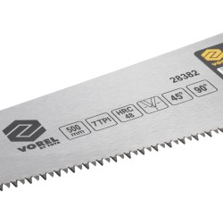 Piła płatnica 500mm VOREL 28382 7TPI HRC48 trzy krawędzie zębów