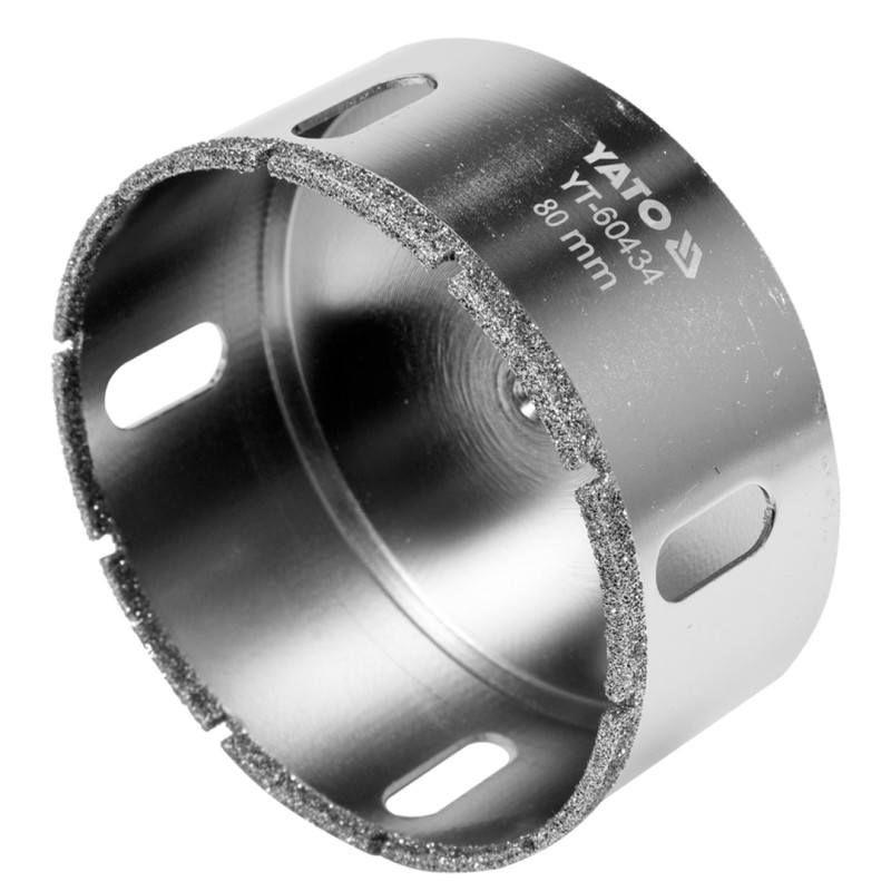 Wiertło diamentowe Yato YT-60434 80 mm do gresu i ceramiki, na mokro/sucho