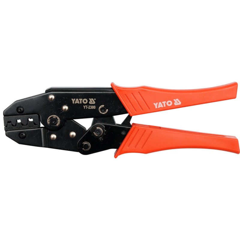 Szczypce do zaciskania konektorów, zaciskarka YATO YT-2300 0,5-6mm2 220mm