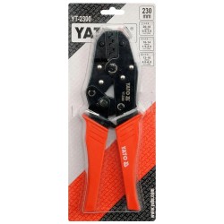 Szczypce do zaciskania konektorów, zaciskarka YATO YT-2300 0,5-6mm2 220mm
