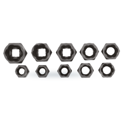 Zestaw wykrętaków Yato YT-06031 3/8 9-19mm 40Cr nasadki do śrub 10szt