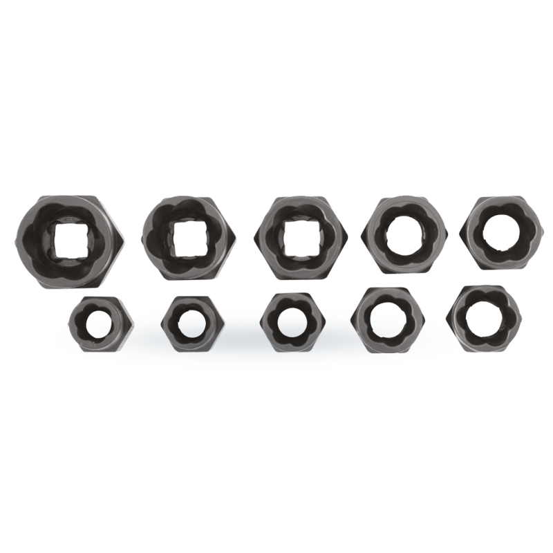 Zestaw wykrętaków Yato YT-06031 3/8 9-19mm 40Cr nasadki do śrub 10szt