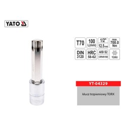 Klucz trzpieniowy TORX 1/2'' T70 L-100mm