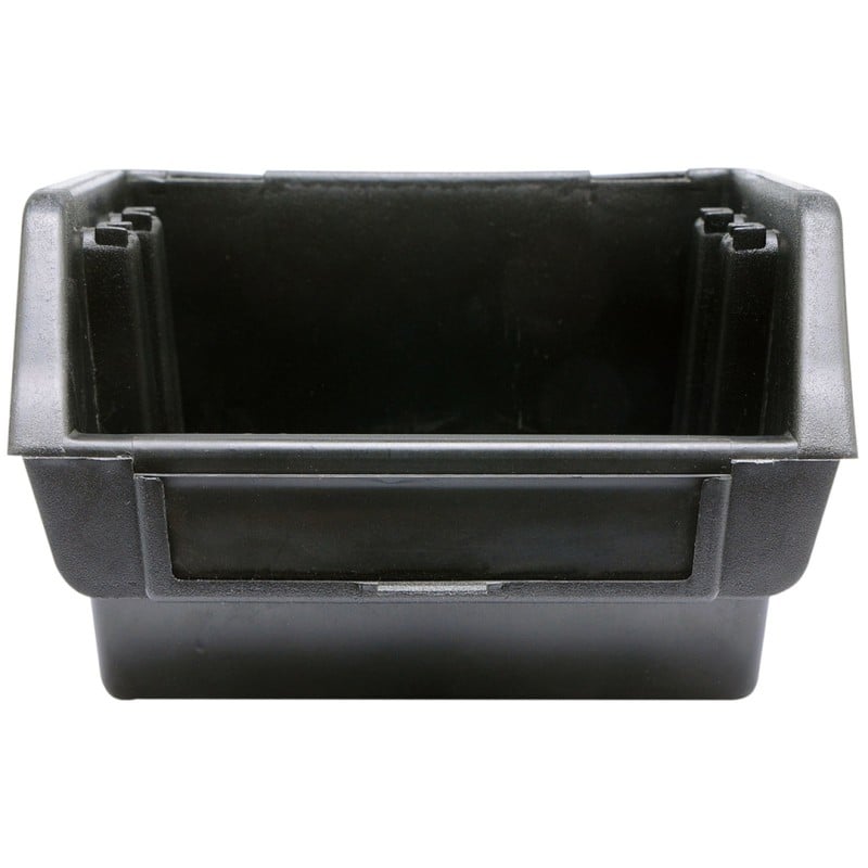 Czarny pojemnik magazynowy VOREL 78833 M 170x240x126mm
