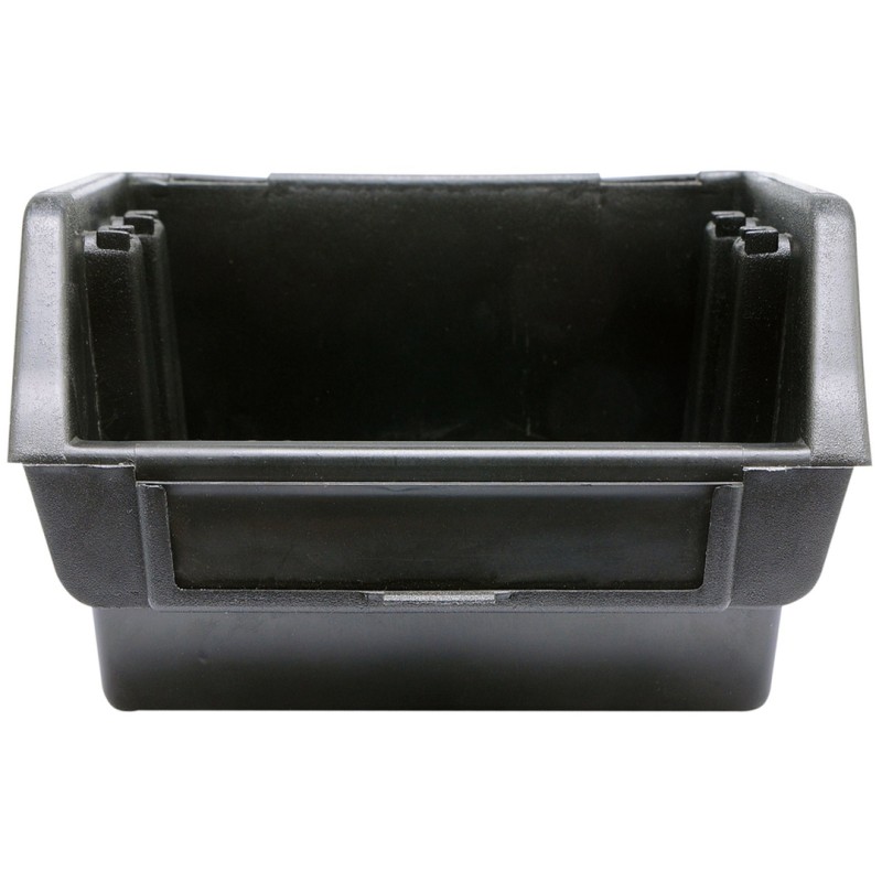 Czarny pojemnik magazynowy VOREL 78834 L 204x340x155mm