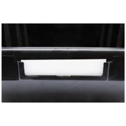 Czarny pojemnik magazynowy VOREL 78834 L 204x340x155mm