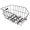 Koszyk rowerowy tylny JET A856 przykręcany 45x31x22cm siatka metal czarny