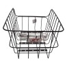 Koszyk rowerowy tylny JET A856 przykręcany 45x31x22cm siatka metal czarny
