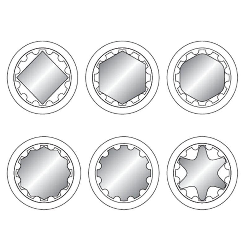 Nasadka SPLINE YATO YT-1475 23mm 1/2''