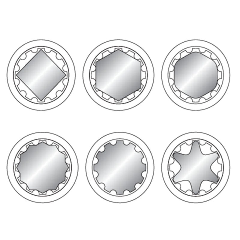 Nasadka SPLINE YATO YT-1473 21mm 1/2''
