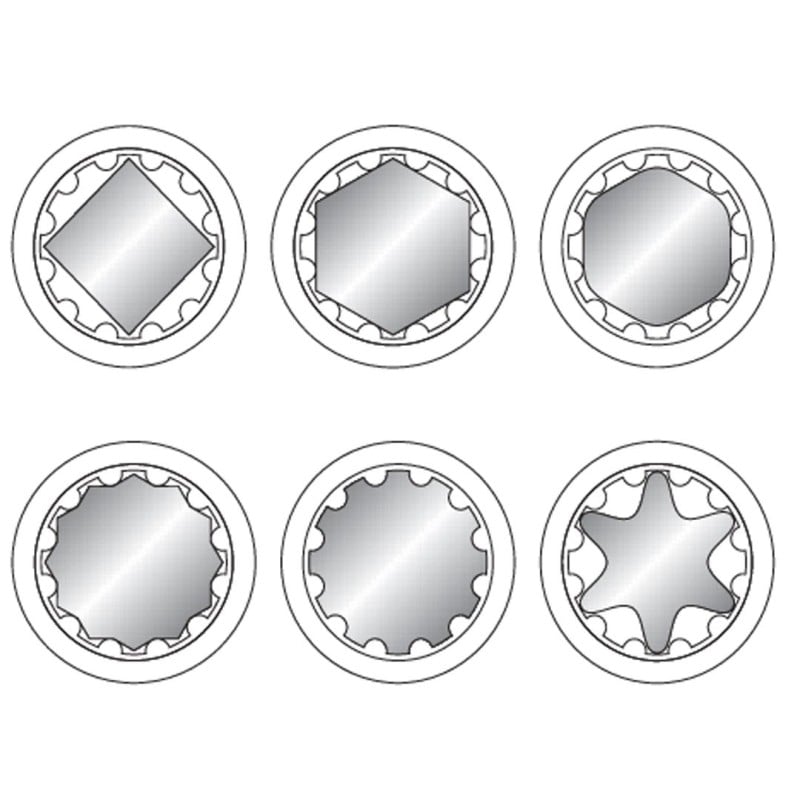 Nasadka SPLINE YATO YT-1465 13mm 1/2''