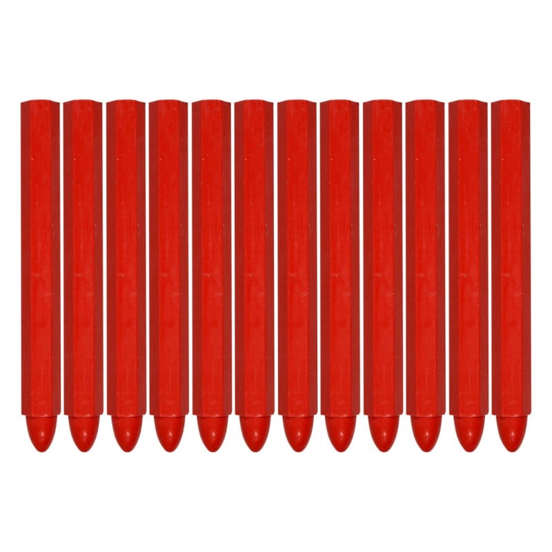 Kreda techniczna YATO YT-69932 czerwona 12 sztuk