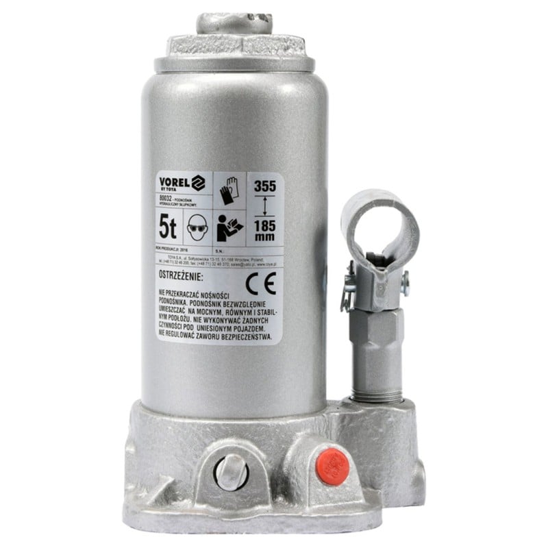 Słupkowy podnośnik hydrauliczny VOREL 80032 5T 96x112 mm