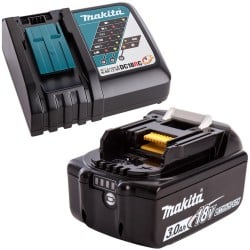 Nożyce 2w1 do trawy i żywopłotu Makita DUM111ZX 18V LXT + zestaw zasilający 1x5Ah ładowarka DC18RC