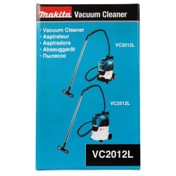 Odkurzacz przemysłowy Makita VC2012L 1000 W 210mbar 20l L,praca sucho/mokro