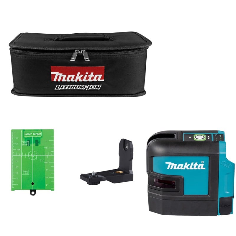 Akumulatorowy bezprzewodowy laser krzyżowy Makita SK105GDZ 12Vmax 35m BODY
