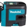 Akumulatorowy bezprzewodowy laser krzyżowy Makita SK105GDZ 12Vmax 35m BODY