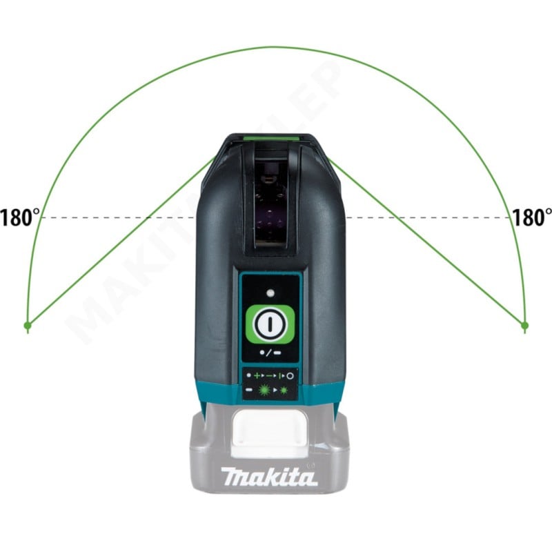 Akumulatorowy bezprzewodowy laser krzyżowy Makita SK105GDZ 12Vmax 35m BODY