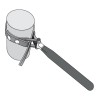 Klucz do filtra oleju Yato YT-0824 80-160mm taśmowy