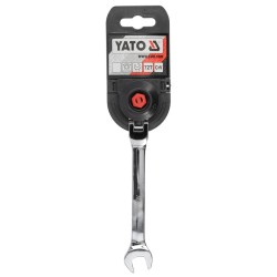 Klucz płasko-oczkowy z grzechotką Yato YT-0279 18mm CrV AS-Drive