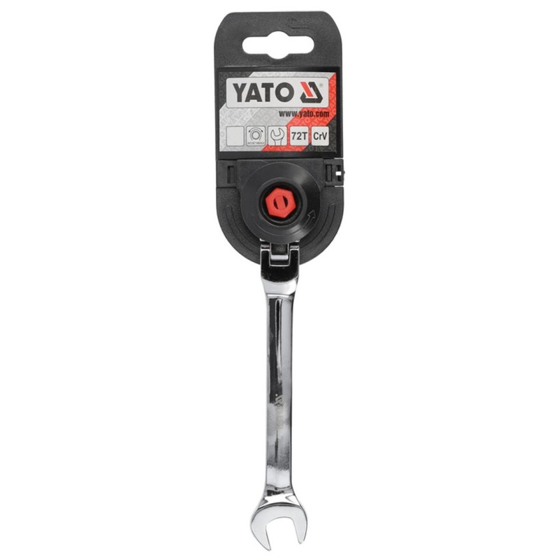 Klucz płasko-oczkowy z grzechotką Yato YT-0279 18mm CrV AS-Drive