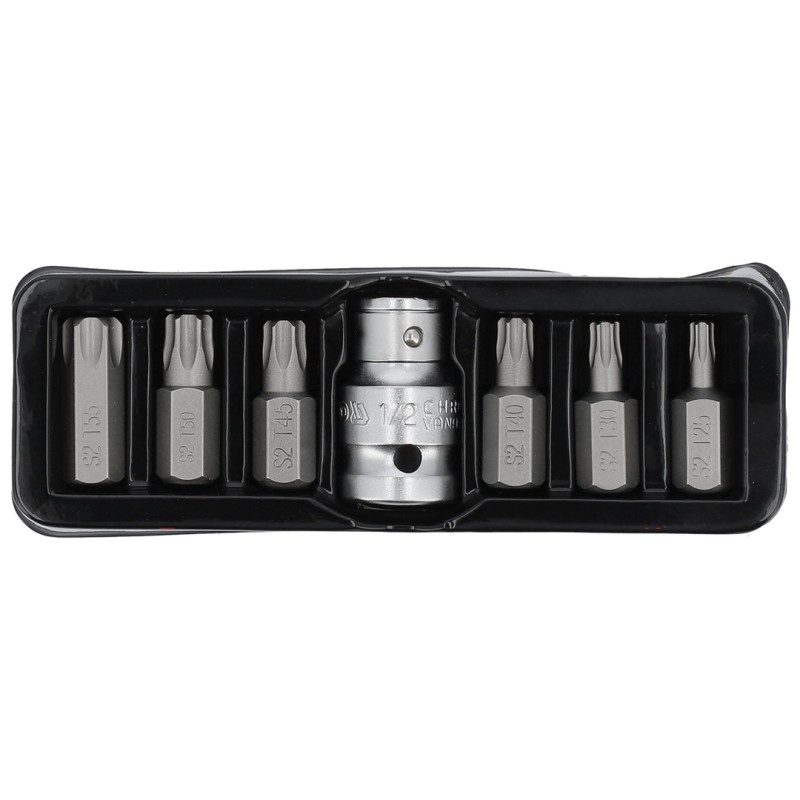Końcówki wkrętakowe Yato YT-0416 Torx TR Security 3/8" 1/2" 7części