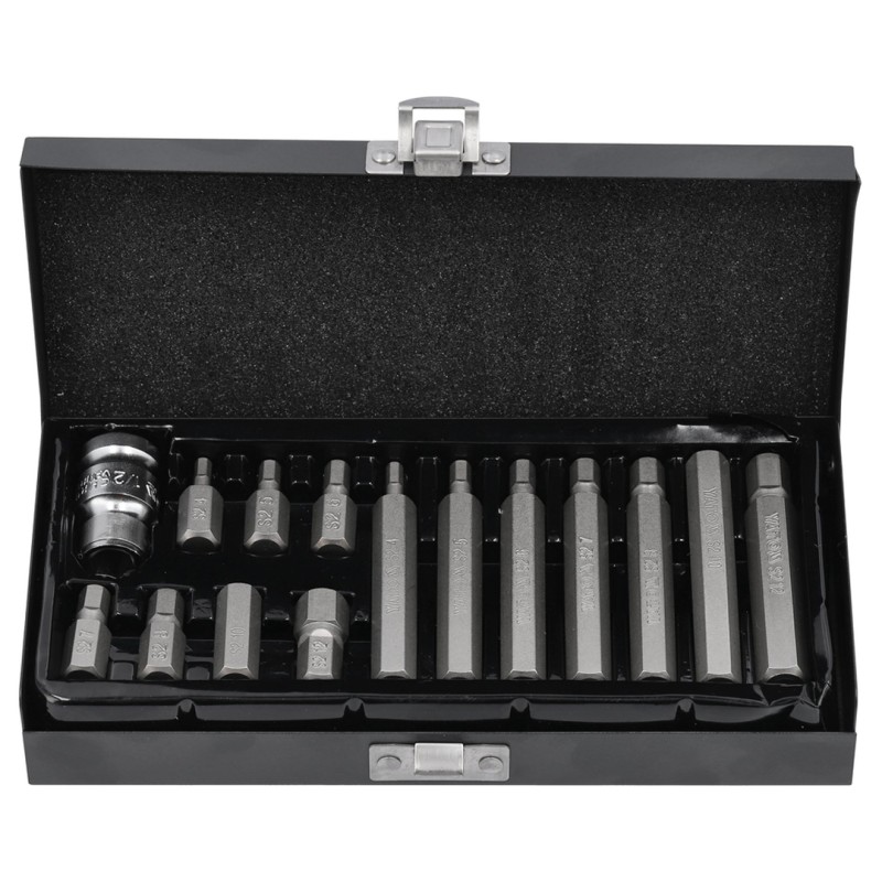 Klucze imbusowe HEX Yato YT-0413 3/8" + adapter 1/2" 15 szt.