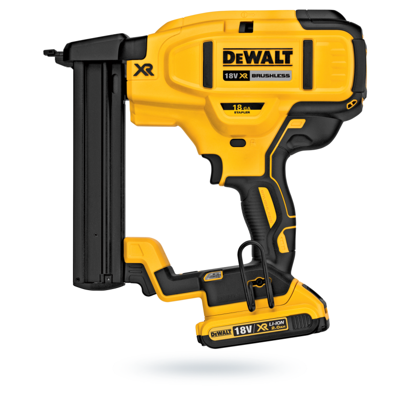 Zszywacz akumulatorowy DeWALT DCN681D2 XR 18V BL 18Ga 2x2.0Ah ładowarka walizka