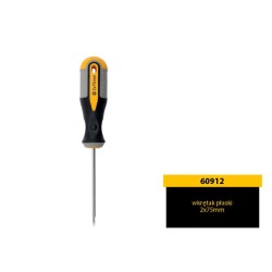Wkrętak płaski Vorel 60912 2mm 75mm CrV magnetyczny