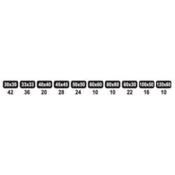 Klipsy do systemu poziomowania płytek VOREL 04690 1,5mm, 100 sztuk