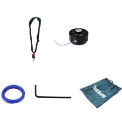 Akumulatorowa podkaszarka do trawy Makita UR100DSAP2 CXT XPT 260mm 12V 2x2Ah XPT różowa