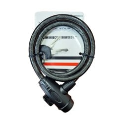 Zamknięcie do roweru linka 10x1000mm VERSO PC3123 344020 2klucze