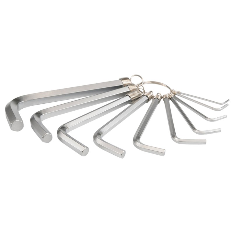 Klucze imbusowe hex 1,5-10 mm, kpl. 10 szt. YATO