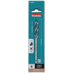 Wiertło do drewna Makita E-26668 18x165mm 1/4'' Hex 4-ost 4-kraw 1 sztuka