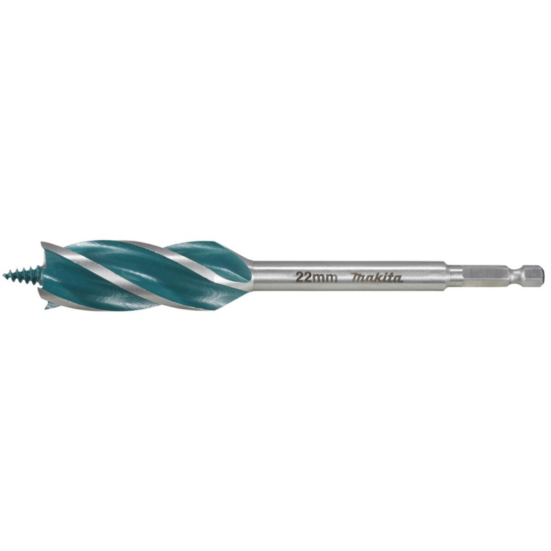Wiertło do drewna Makita E-26674 22x165mm 1/4'' Hex 4-ost 4-kraw 1 sztuka