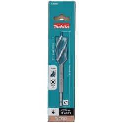 Wiertło do drewna Makita E-26696 28x165mm 1/4'' Hex 4-ost 4-kraw 1 sztuka