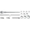 Zestaw kluczy nasadowych YATO YT-1334 3/4" 30-60 mm CrV AS-DRIVE 15 elementów