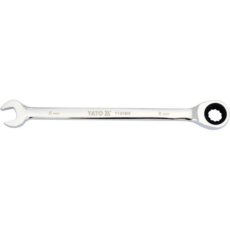 Klucz płasko-oczkowy Yato YT-01907 z grzechotką 7 mm 72 zęby CrV