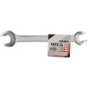 Klucz płaski dwustronny YATO YT-0333 13x17mm CrV 180mm chrom satyna