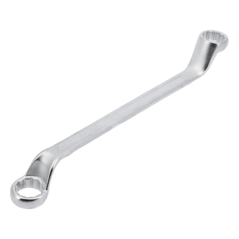 Klucz oczkowy odgięty YATO YT-0394 CrV 30x32mm 390mm dwunastokątny AS-DRIVE chromowany