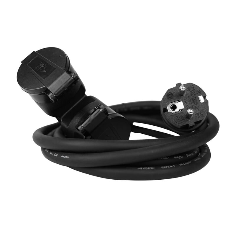 Przedłużacz warsztatowy podwójny HAND PRO W-00526 20mb 2gniazda przewód 3x1,5mm
